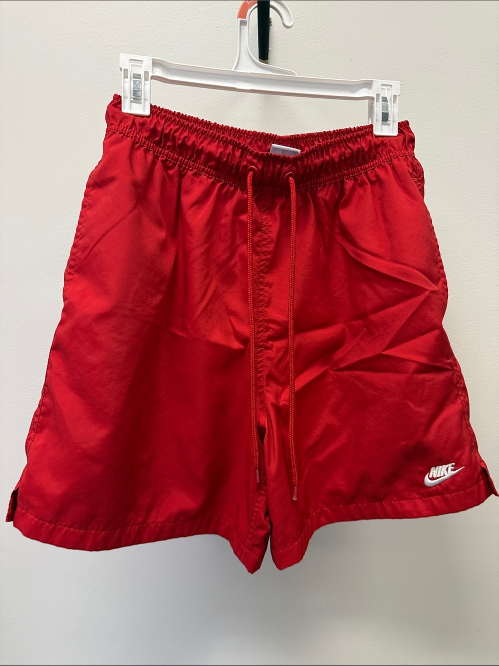 Nike Men’s Red Drawstring Athletic Shorts